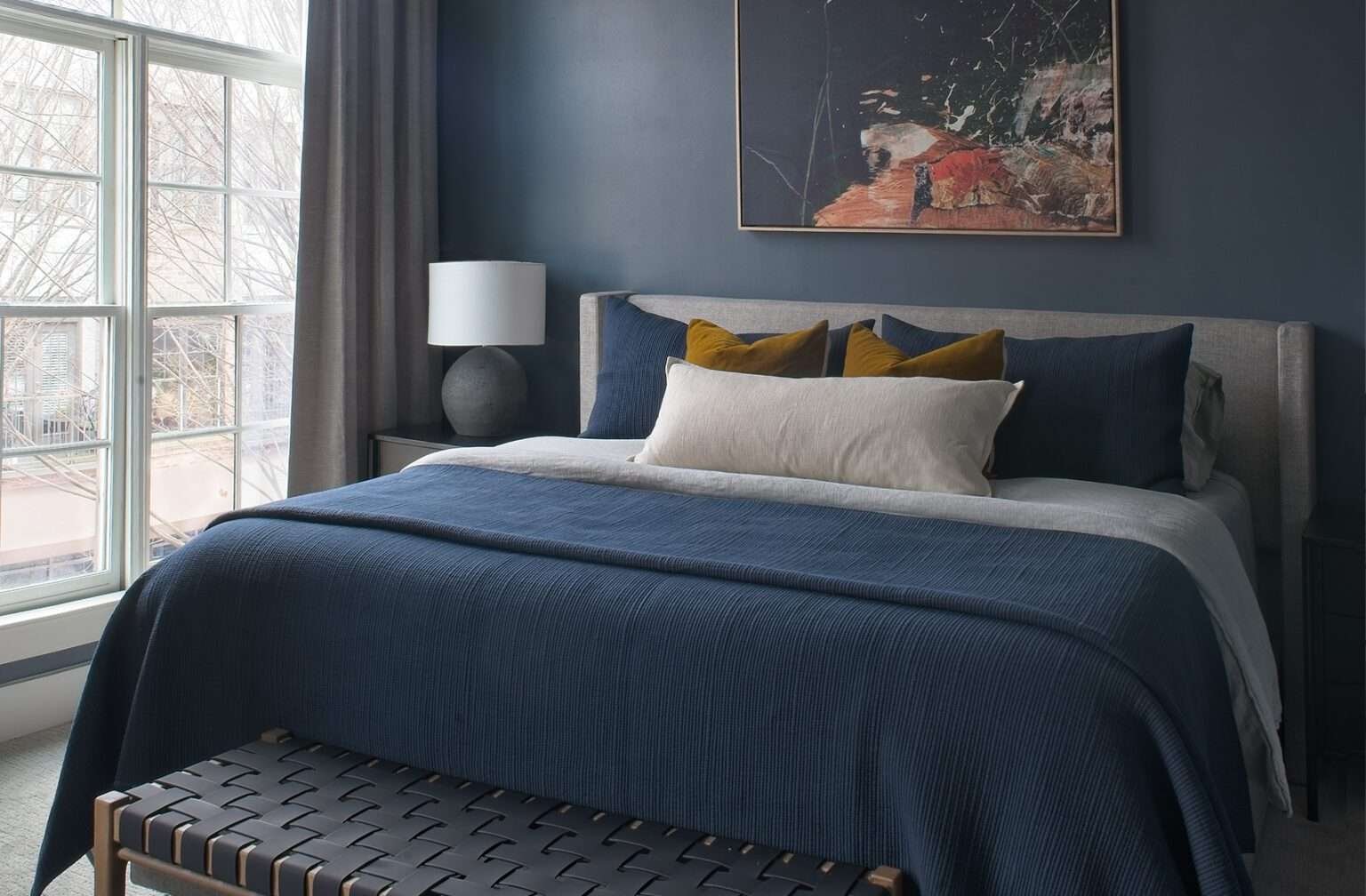 Atlanta’s Top Interior Designer Kirkwood Townhouse Residence Project - Master Bedroom