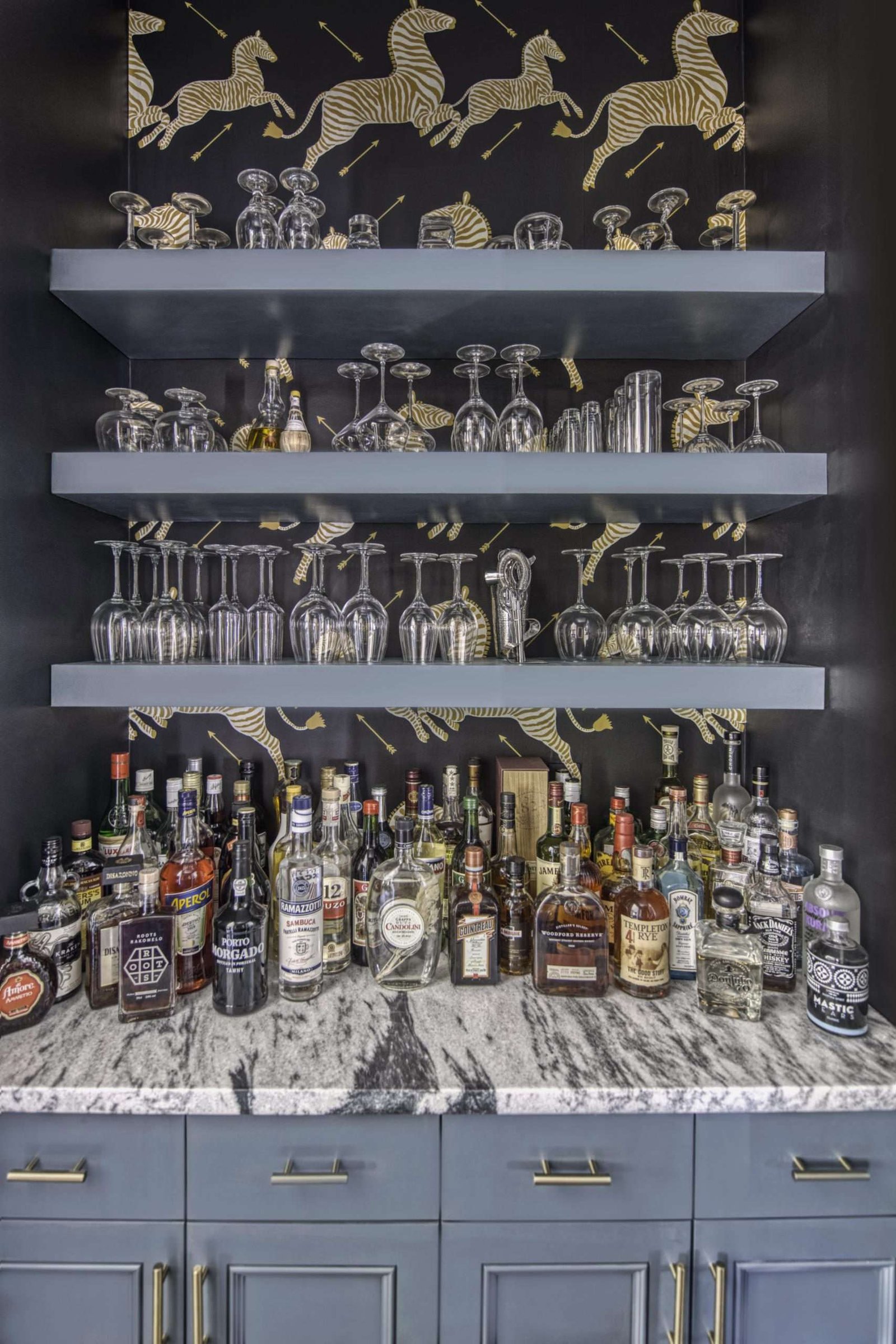 Atlanta’s Top Interior Designer Howard Street Residence Project Mini Bar