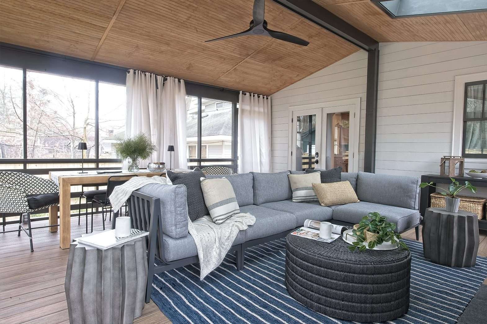 Atlanta’s Top Interior Designer Kings Highway Residence Project Screened In Porch Lounge